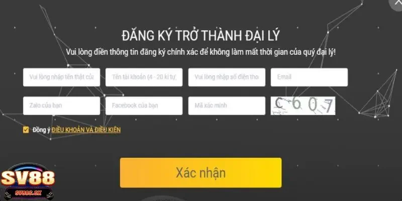đại lý SV88 Điều kiện để trở thành đại lý SV88 chính thống và uy tín